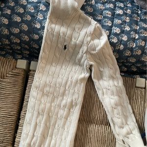 Turtleneck Ralph Lauren white sweater - S